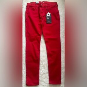Levi’s 710 Super Skinny Jeans Red Jeans Size 32 NWT